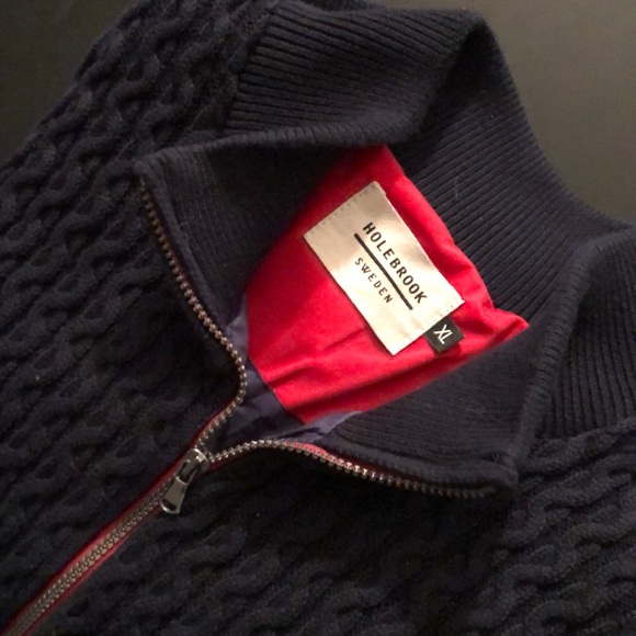 holebrook zipper windproof sweater